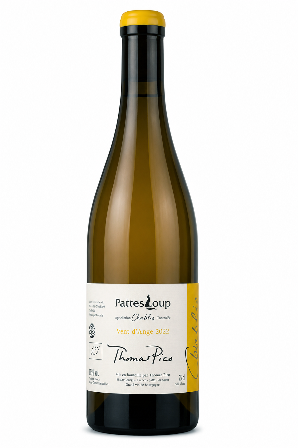 Domaine Pattes Loup Vent d’Ange Mise Tardive Chablis 2022