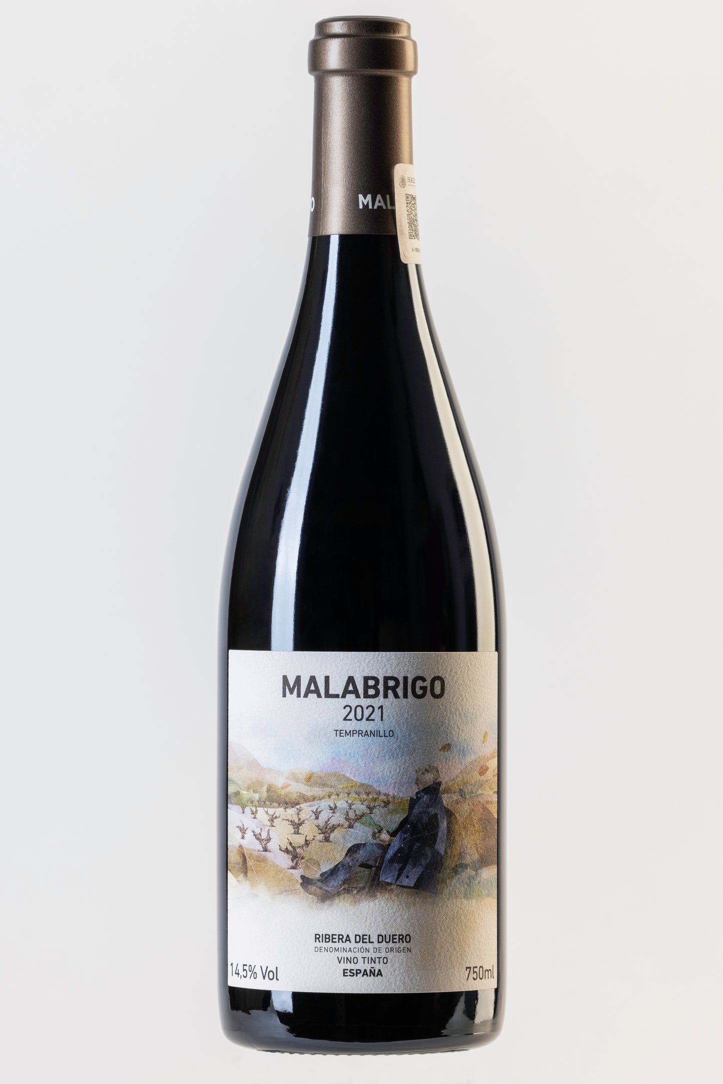 vino tinto español, bodega cepa 21, malabrigo 2021, envíos a todo México