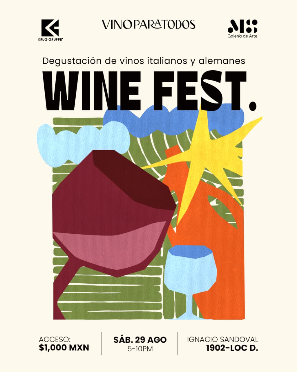 Entrada WINE FEST 2026 ITALIA & ALEMANIA