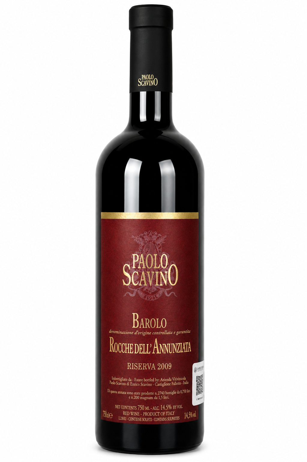 Paolo Scavino Barolo Riserva Rocche dell'Annunziata 2009