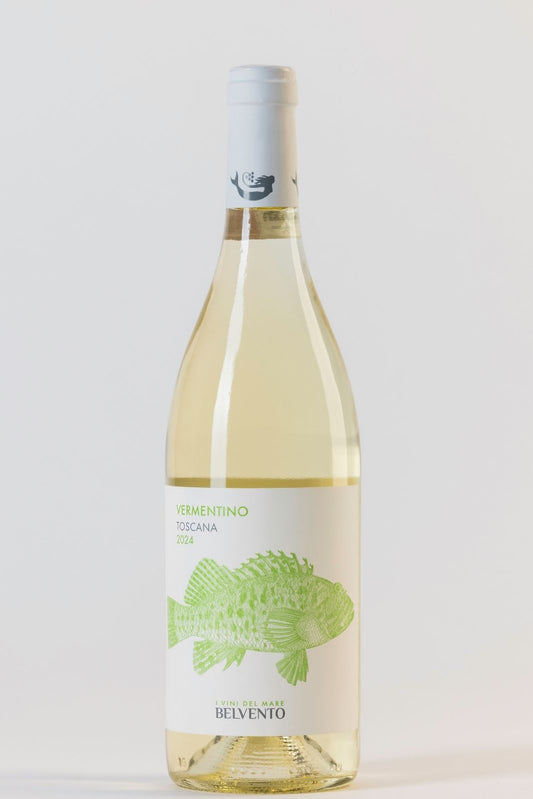 vino blanco de Italia, Belvento vermentino 2024, ideal para mariscos ligeros, envíos a todo México