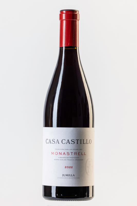 vino tinto español, casa castillo monastrell 2022, ideal para carnes rojas, envíos a todo México