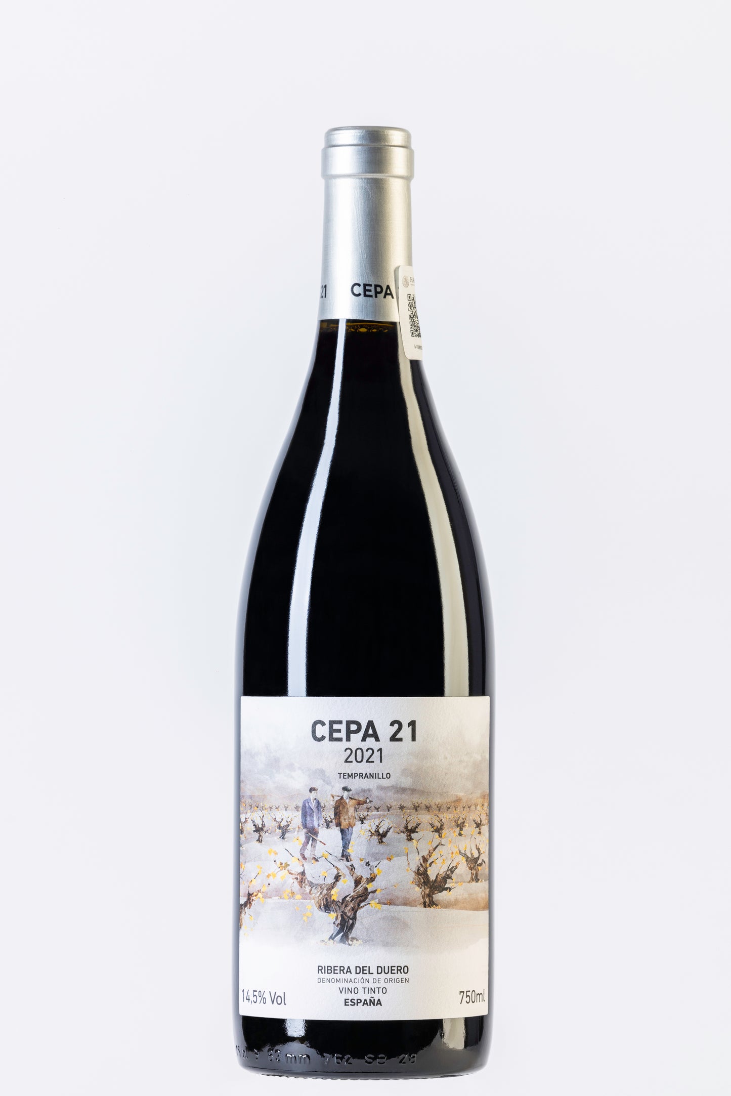 vino tinto español, bodega cepa 21 cepa 21 2021, ideal para cortes a la parrilla, envíos a todo México