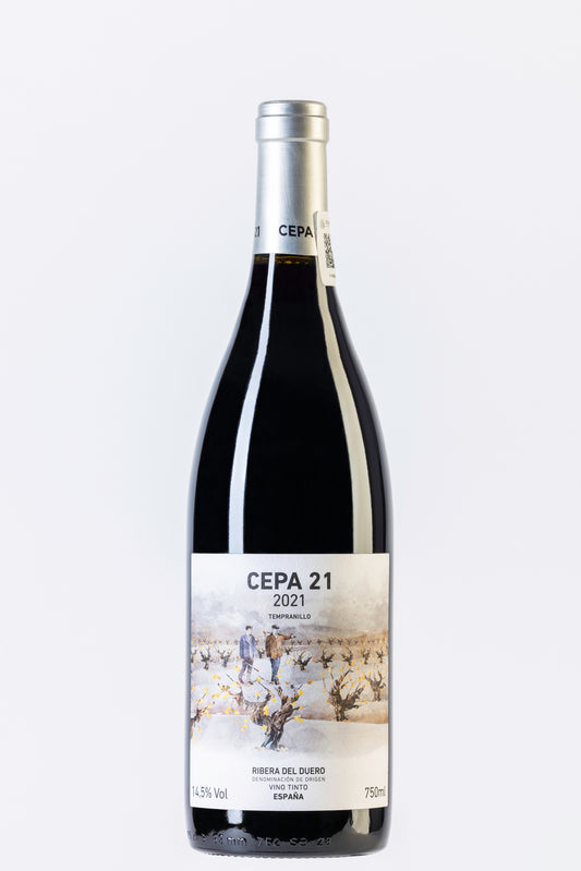 vino tinto español, bodega cepa 21 cepa 21 2021, ideal para cortes a la parrilla, envíos a todo México