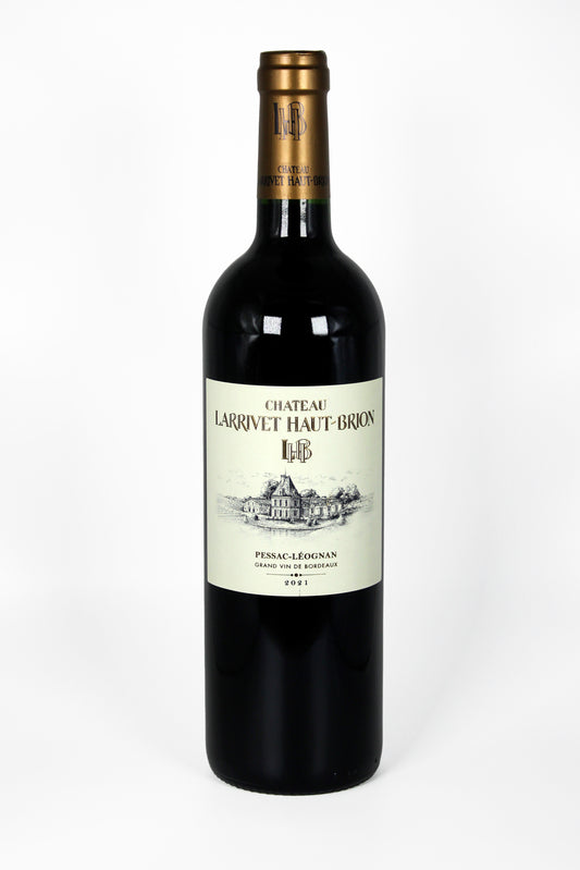 Vino tinto de Francia, Château Larrivet Haut Brion 2021, ideal para carnes rojas y rostizadas, envíos a todo México