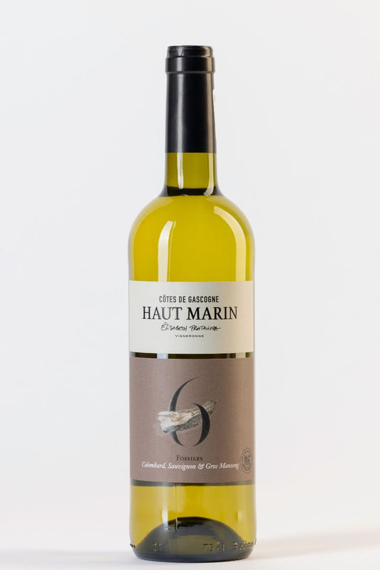 vino blanco francés, Domaine haut marin fossiles 2023, ideal para pollo especiado o salmón, envíos a todo México 