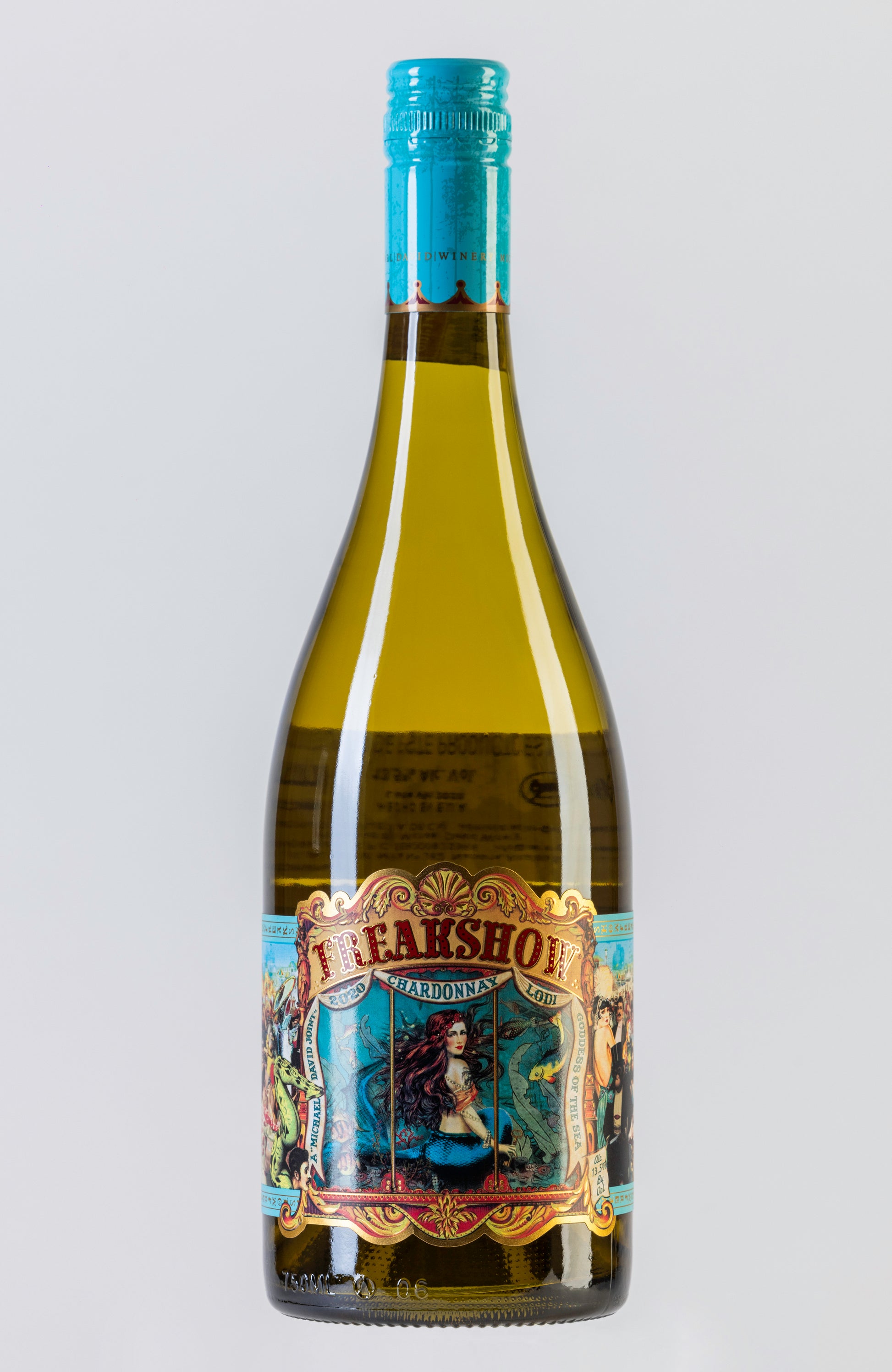 Vino blanco de estados unidos, bodega michael david, freakshow chardonnay 2020, envíos a todo México