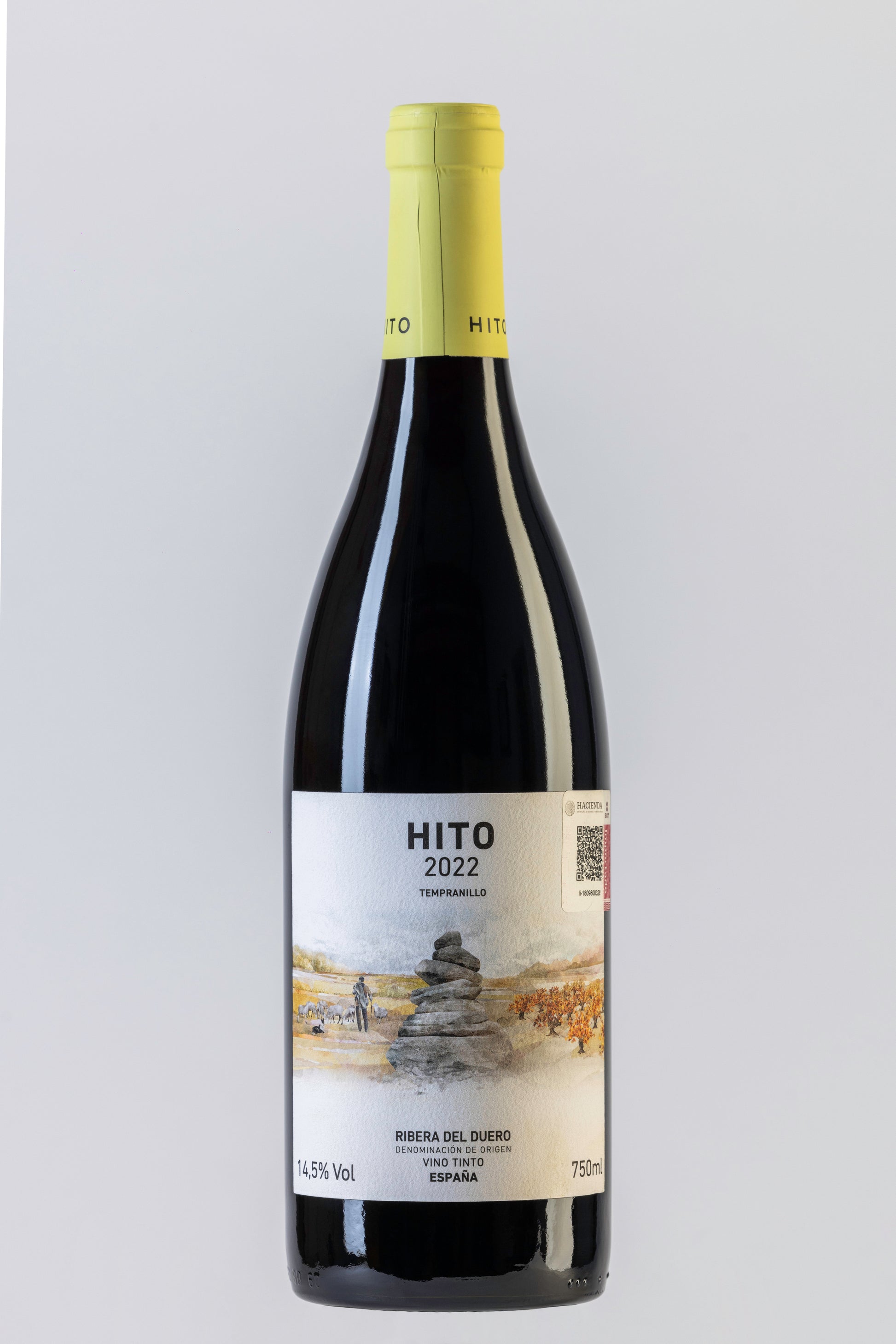 Vino tinto español, Bodega cepa 21, hito tinto 2022, envíos a todo México