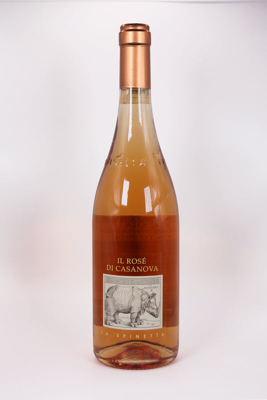 Vino rosado de Italia, Il Rosé di Casanova 2024, ideal para salmón, vegetales y ensaladas, envíos a México