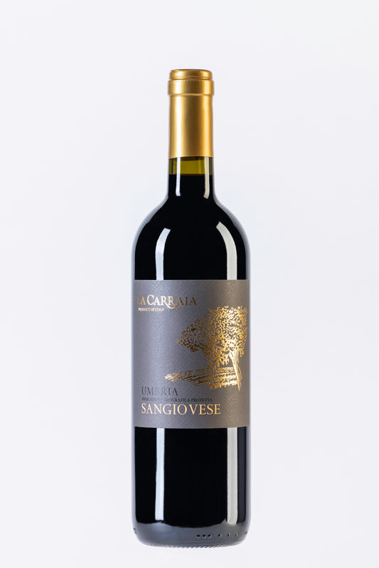 Vino tinto italiano, La carraia sangiovese 2023, ideal para acompañar con pizza, envíos a todo México