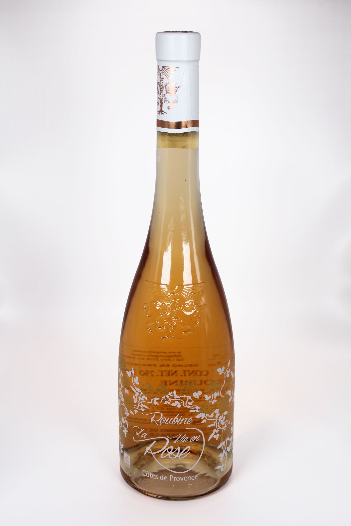 Vino rosado de Francia, Roubine la vie en rosé, ideal para pescados y quesos, envíos a todo México 
