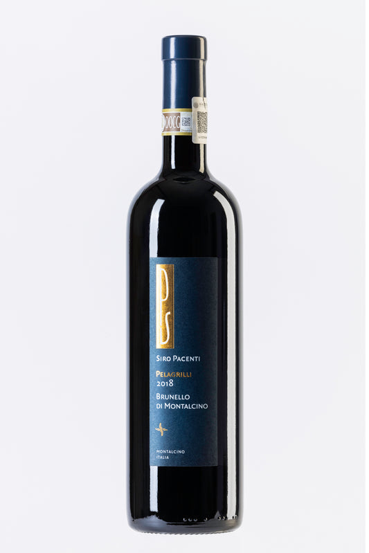 vino tinto de italia, Siro pacenti, pelagrilli 2018, brunello di montalcino, ideal para pastas con carne, envíos a todo México